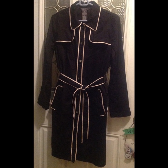 George Jackets & Blazers - Black trench coat
